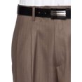 thumbnail image 2 of Giovanni Uomo Mens Pleated Front Pin Striped Dress Pants, 2 of 4