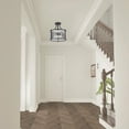thumbnail image 5 of Aiwen Crystal Semi Flush Mount Ceiling Lamp Creative Living Room Kitchen Ceiling Lamp, 5 of 10