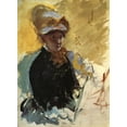 thumbnail image 2 of Cassatt, Mary 11x14 Gold Ornate Wood Framed with Double Matting Museum Art Print Titled - Self Portrait 1880, 2 of 4