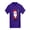 Purple, variant on CafePress - Lacrosse Santa Personalized Kids Dark T Shirt - Dark T-Shirt Kids XS-XL