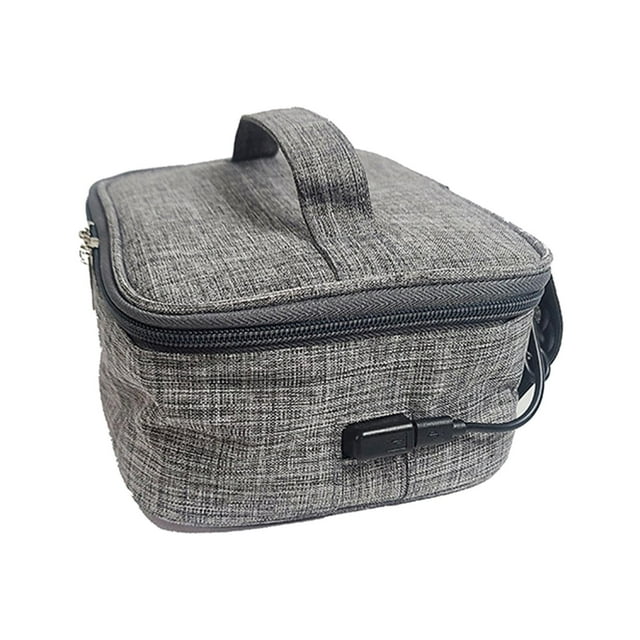 simhoa Electric USB Heated Lunch Box Insulated Bag Oxford Cloth Car And Home Office Use