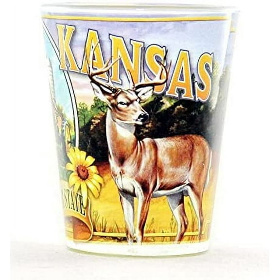 Kansas State Mural Shot Glass