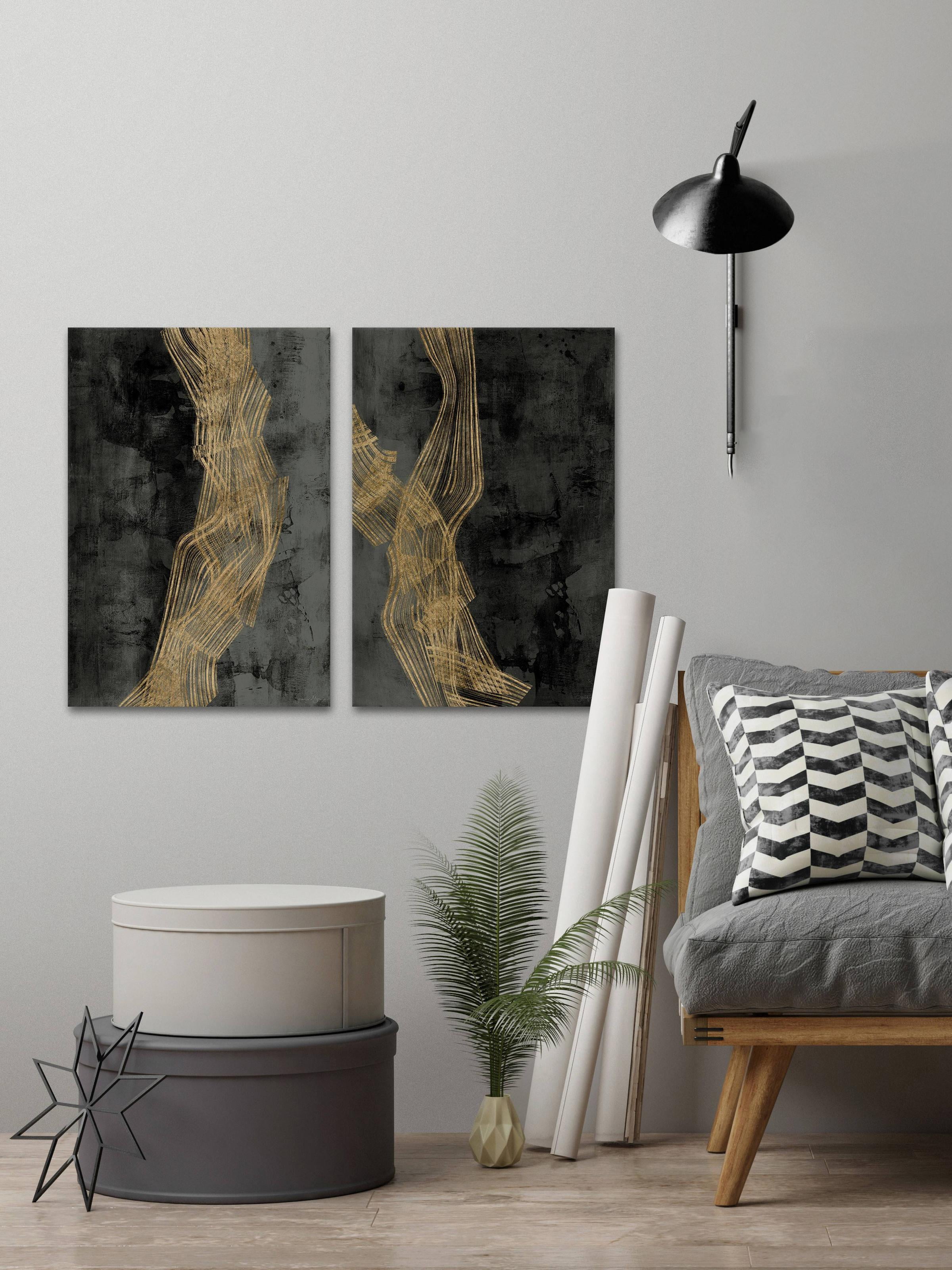 Marmont Hill Golden Waves II Diptych