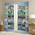 thumbnail image 2 of Erosebridal Happy Camping Curtains for Living Room,Lodge Cabin Curtains and Drapes (42Wx84L),Rustic Farmhouse Blackout Curtains for Bedroom,Adventure Bedroom Decorative, 2 of 6