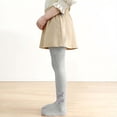 thumbnail image 6 of Bovxnpu Girls Leggings Kids Girls Knit Cotton Bow Tights Dance Leggings Bottoms, 6 of 8