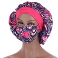 thumbnail image 3 of Chapeau Femmes Chapeaux Rouges Modèle Africain Femmes Réglables Large Bande Élastique Bonnet de Nuit pour Parti, 3 of 5
