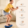 thumbnail image 3 of Lifepro Machine d'Exercice à Plaque Vibrante Hexagonale avec Points d'Acupression Magnétiques – Plateforme Vibrante pour Tout le Corps pour la Perte de Poids, la Récupération et le Tonus – Machine à Plaque Vibrante Silencieuse pour la Mise en Forme à Domicile - Bleu, 3 of 10