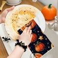 thumbnail image 3 of Ghost Pumpkin Hey Hush Halloween Decorative Hand Towel Soft Polyester Kitchen Bathroom Towel Holiday Party Farmhouse Themed Wipe Cloth, 3 of 6
