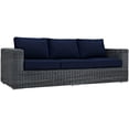 thumbnail image 2 of Modway Summon Outdoor Patio Sunbrella® Sofa in Canvas Antique Beige, 2 of 12