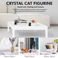 thumbnail image 6 of Random Style Crystal Cat Figurine Blind Box, 1.6 Inch Hand Carved Fluorite Kitten Statue, Home Desk Decor Gift, 6 of 6