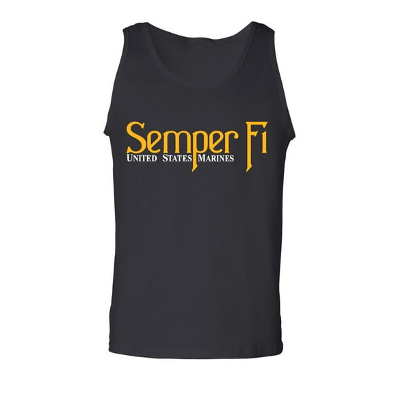 Semper Fi United States Marines Adult Tank Top