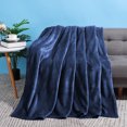 thumbnail image 2 of Unique Bargains Flannel Fleece Throw Twin Queen King Blanket Soft Sofa Blankets Fuzzy Plush Lightweight Blanket for Couch Sofa Traveling, 2 of 10