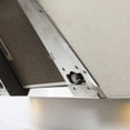 thumbnail image 4 of SEWACC Range Hood Insert 4Pcs Silver Rectangular Clasp for Secure Hold Diy Installation Home Improvement, 4 of 8