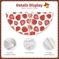 thumbnail image 3 of Sikiie Hand Drawn Strawberry Nativity Christmas Tree Skirt, Jesus Christian Winter Holiday Tree Mat Decoration(30-48IN)36", 3 of 6