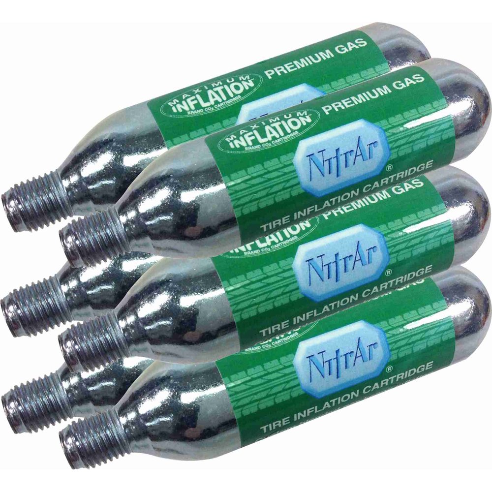3.2 gram NITROGEN/ARGON Blend Cartridges for Gas Tire Inflator