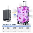 thumbnail image 2 of Puzzles butterfly pink purple Luggage Cover Anti Scratch, Elastic Suitcase Protector Suitcase Covers for Luggage Fits 18-32 Inch Luggage, 2 of 5
