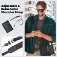 thumbnail image 7 of Case for Lenovo Tab 10.1 inch 2025 Release (TB-311FU/TB-311XU) with Screen Protector, 360 Degree Rotating Kickstand Hand Strap Heavy Duty Shockproof Cover with Shoulder Strap, Black, 7 of 7