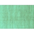 thumbnail image 1 of Ahgly Company Machine Washable Indoor Rectangle Abstract Turquoise Blue Modern Area Rugs, 7' x 10', 1 of 4