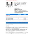 thumbnail image 2 of Front and Rear Shock Strut Coil Spring Sway Bar Link Kit - Compatible with 2004 - 2008 Isuzu Ascender 4.2L 6-Cylinder 2005 2006 2007, 2 of 2