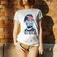 thumbnail image 4 of UGP Campus Apparel Abraham Lincoln Murica Basic Cotton T-Shirt - 3X-Large - White, 4 of 7