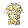 thumbnail image 6 of Kdxio Men's Hawaiian Shirt for Men Short Sleeve Shirt Cartoon Chicken Summer Casual Holiday Beach Button Down T-Shirts, 6 of 7