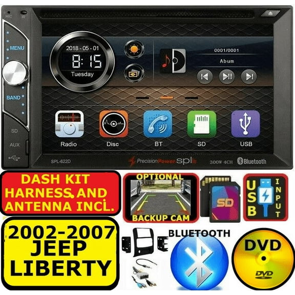 2004-2010 PT CRUISER-DURANGO-GRAND CHEROKEE CD/DVD BLUETOOTH USB CAR STEREO