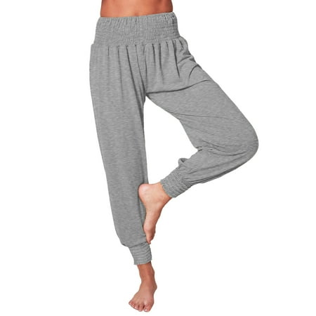 

Womenss Summer Pants Casual Womenss Yoga Joggers Loose Workout Sweat Pants Comfy Pants With Pockets Scrub Womens