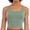 Green, variant on Women’s Cross Back Bra , Built-in Bra Athletic Crop Top, Lightweight Support Sleeveless Workout Top for Yoga Gym Running Daily Wear