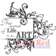 thumbnail image 2 of Deep Red Cling Stamp 3"X3"-Secret Of Life, Pk 2, Deep Red Stamps, 2 of 4