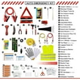 thumbnail image 3 of Kitgo Car Emergency Kit, Premium Roadside Rescue Essentials, Ideal Car Road Safety Kit for Trucks, RVs, etc. (Red), 3 of 8