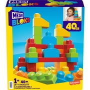 Mega Bloks Lets Build It! 40-Piece Set