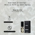 thumbnail image 3 of Kat Von D Sinner Perfume for Women Mini EDP Spray 0.15 Ounce, 3 of 5