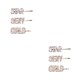 thumbnail image 4 of Vogacara Horquillas con letras brillantes para mujer Type1 NO1, 4 of 6