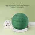thumbnail image 4 of Rascador Para Gatos, Cactus Verde, Sisal Natural, Tablero Para Rascar Gatos, Pelota De Juguete Interactiva, Torre De Actividades Para Gatos, Base Estable Para Gatos, Gatitos Y Mascotas Sweethay PT001411-01, 4 of 6
