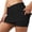 Black_Skirt, variant on Women's Mini Skorts Mid-Low Rise Mini Skirt with Shorts Side Slit Stretchy Sexy Y2K Going Out Yoga Skirts Pink M