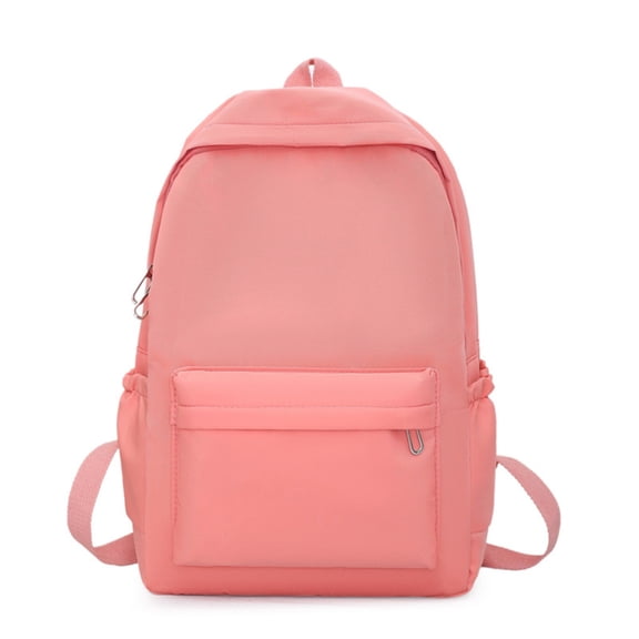 Backpacks for Men Women Lightweight Solid Color Bag College Backpack Cute Aesthetic Backpack Casual Daypack Saffron 15.7 In