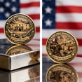 thumbnail image 4 of YZHMYR Metal Commemorative Coin Collectible Gift Male Enthusiast Exquisite Craftsmanship Historical Themed Memorabilia Vintage Collectible Decor For Home Office Desktop Display Collector Holiday Gift, 4 of 7