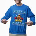 thumbnail image 2 of Christmas Sweatshirt, Gingershred Funny Christmas Sweatshirt, Muscular Gingerbread Ugly Holiday Jumper, Festive Gym Lover Gift for Weightlifters & Fitness Fans, 2 of 5