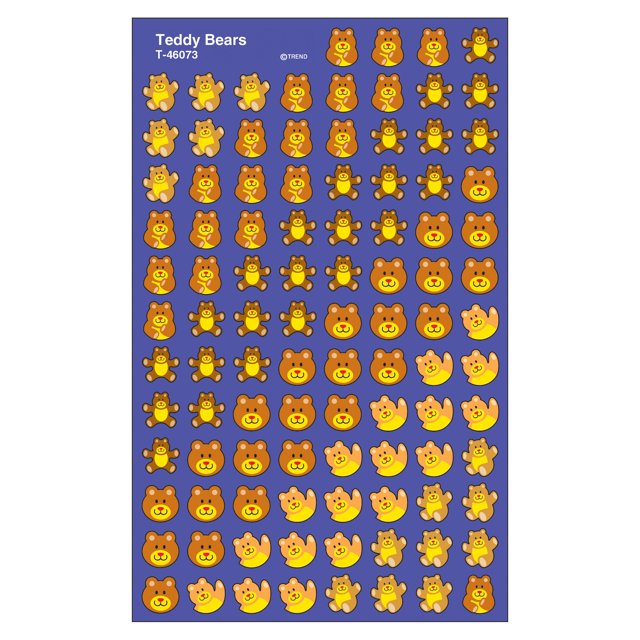 Pegatinas Trend Enterprises Teddy Bears SuperShapes 800 unidades