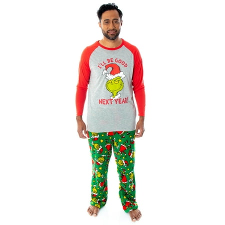 Dr. Seuss The Grinch Who Stole Christmas Matching Family Pajama Sets For Men, Women, Kids, Toddlers