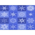 thumbnail image 1 of Ahgly Company Machine Washable Indoor Rectangle Transitional Sky Blue Area Rugs, 7' x 9', 1 of 7