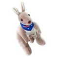 thumbnail image 3 of 2X Canguro Dulce de Peluche Juguetes de Peluche de Felpa Suave para Bebes Ninos (Azul), 3 of 4