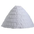 thumbnail image 2 of 6 Hoops Petticoats Bustle Ball Gown Wedding Dress Underskirt Bridal Crinolines, 2 of 8