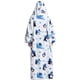 thumbnail image 4 of Camisón de franela con capucha y estampado de pingüino para mujer, suave y esponjoso, talla grande, informal, ligeramente elástico., 4 of 5