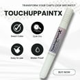 thumbnail image 4 of Car Touch Up Paint Light Grey for Ford – Exact Match Car Paint  | Color Codes: TM, MN7AWHA, 2007 | 2-in-1 Brush & Pen, 4 of 6
