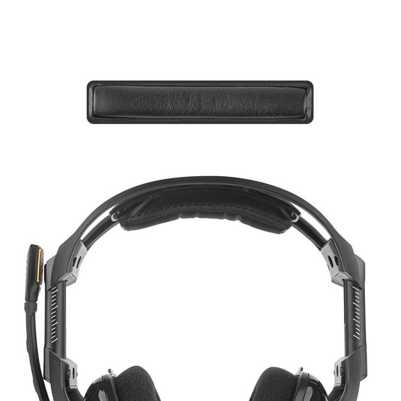 Geekria Protein Leather Headband Pad Compatible with Astro A50 Gen 3, A50 Gen 4 Headphones, Replacement Band Repair Part (Black)