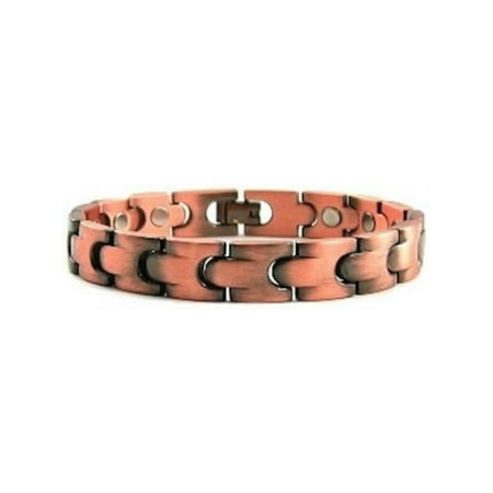 ProExl Mens Tempo Power Copper Magnetic Bracelet + Gift Box (7.5 Inches)