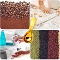 thumbnail image 6 of 4 Pieces Coffee Scoop Stainless Steel Coffee Scoops Short Handle Tablespoon Measuring Spoons for Coffee Tea Sugar Flour (Golden), 6 of 12