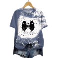 thumbnail image 2 of Mnuaqn Halloween Shirts for Women Girls Will Be Girls Witch Graphic Outfits Ghost Pumpkin Tees Fall Spooky Season Clothes Tops (Navy,XXL), 2 of 5