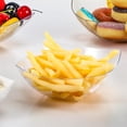 thumbnail image 4 of 50 Pcs Square Plastic Serving Bowls Disposable Snack Salad Bowl Small Party Candy Bar Containers Taco Bar Serving Dishes for Buffet Chips Fruit(Clear,16 oz), 4 of 12